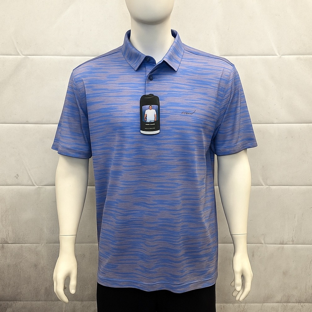 Greg Norman Collection Robin Blue Performance Polo Shirt (S)